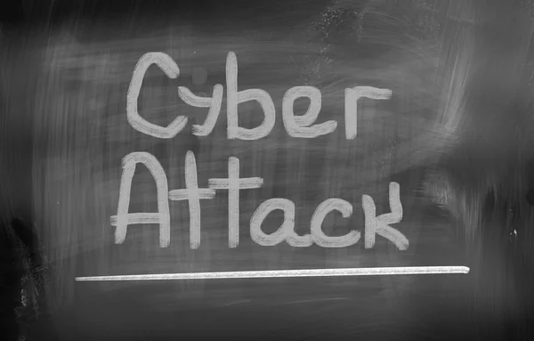 CYBER ATTACK Concepto — Foto de Stock