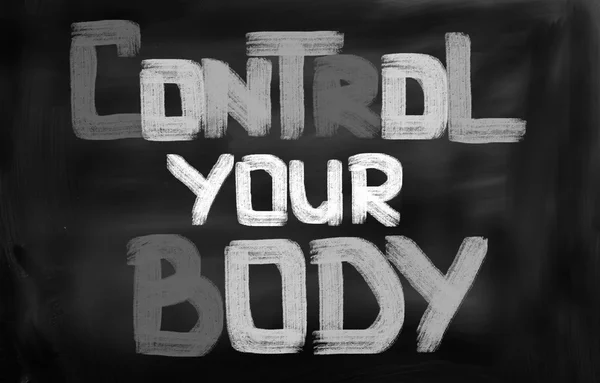 Control Your Body Concept — Stock Photo, Image
