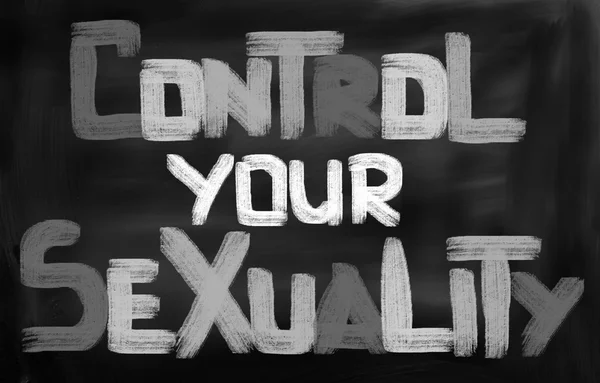 Controle van uw Concept seksualiteit — Stockfoto