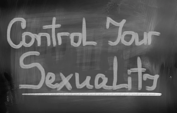 Controle van uw Concept seksualiteit — Stockfoto