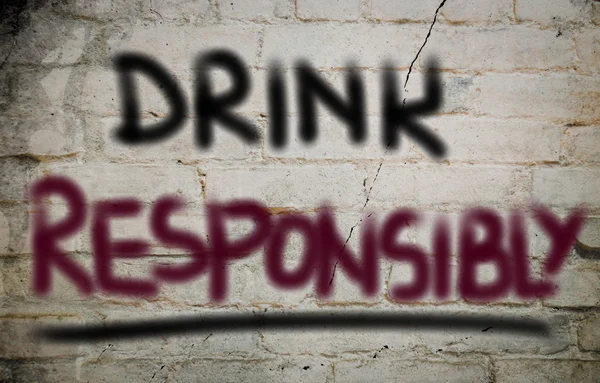 Drink Responsibly Concept — Stock Photo, Image