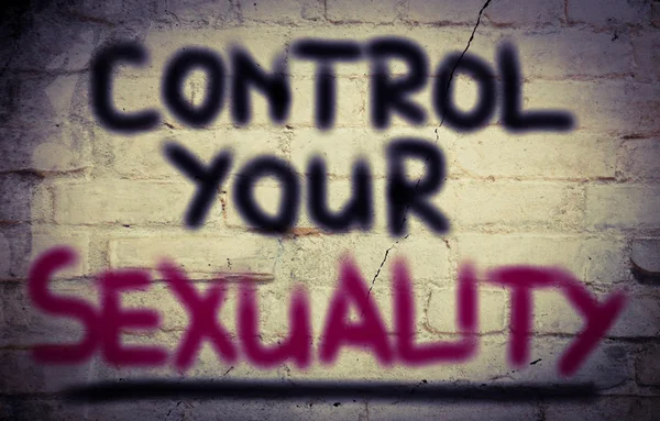 Control Your Sexuality Concept — Stock Photo, Image