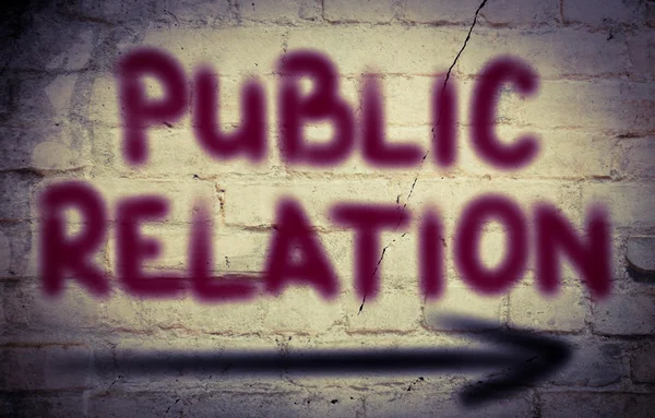 Pojęcie public relations — Zdjęcie stockowe
