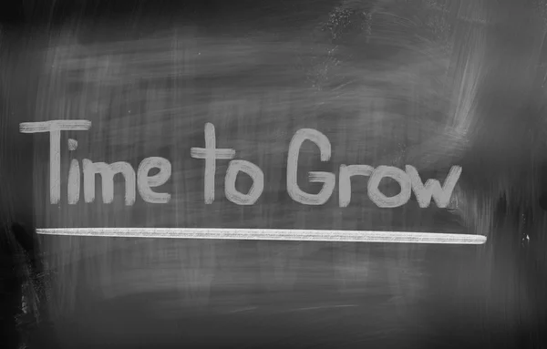 Time To Grow Concept — Stock Photo, Image