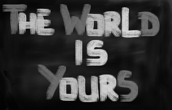 Концепция почерка - цветное изображение
