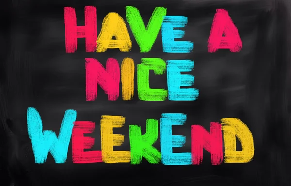 Have A Nice Weekend Concept — Stock Photo, Image