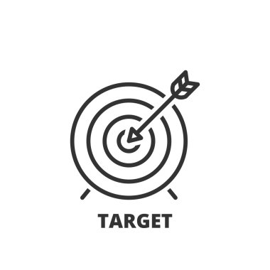 Satırı simgesi. Hedef