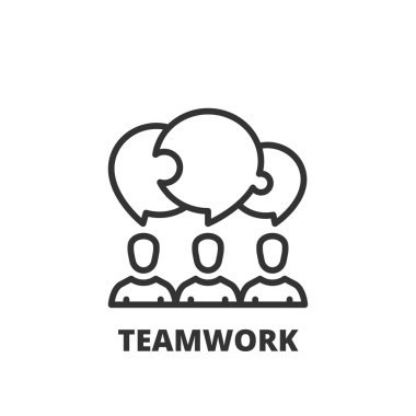 Satırı simgesi. Takım çalışması