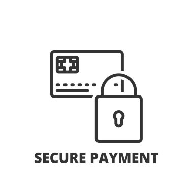 Satırı simgesi. Güvenli ödeme