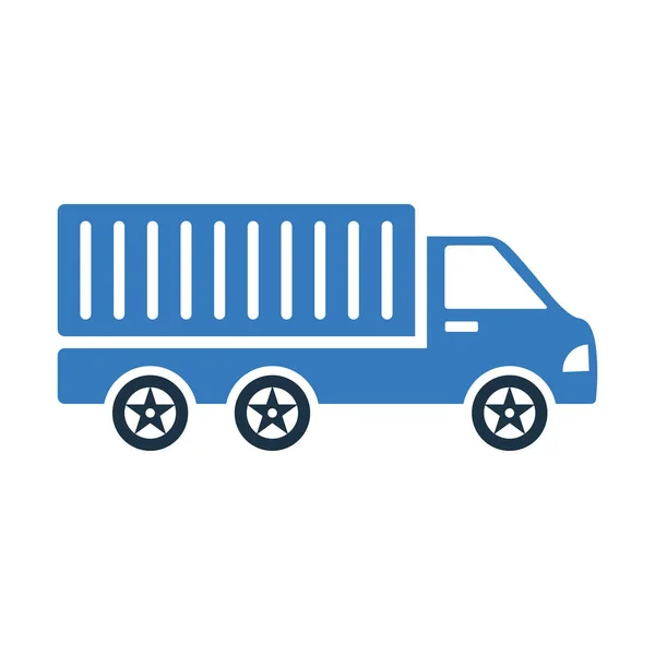 Vervoer Reizen Vrachtwagen Voertuig Pictogram — Stockfoto