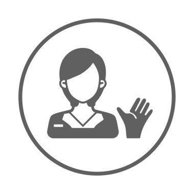 Tavsiye, avatar simgesi - Ticari amaçlar, yazdırma medyası, web veya herhangi bir tasarım projesi için kullanın. Vektör EPS dosyası.