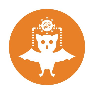 Yarasa, taşıyıcı, grip ikonu - Ticari amaçlar, yazdırma medyası, web veya herhangi bir tasarım projesi için kullanın. Vektör EPS dosyası.