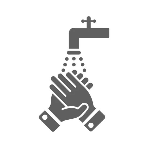 Coronavirus Waschen Hände Symbol Vector Eps Datei Perfekte Verwendung Für — Stockfoto