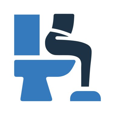 Bağırsak, ishal, asabi ikon - Ticari amaçlar, basılı medya, internet veya herhangi bir tasarım projesi için kullanın. Vektör EPS dosyası.