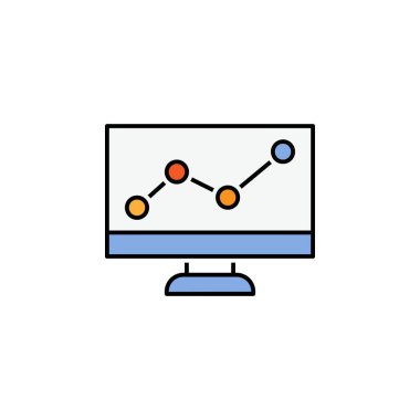 Pazarlama çizgisi renkli simge. Fikir üzerinde takım çalışması. İşaretler ve semboller beyaz arkaplanda ağ, logo, mobil uygulama, UI, UX için kullanılabilir