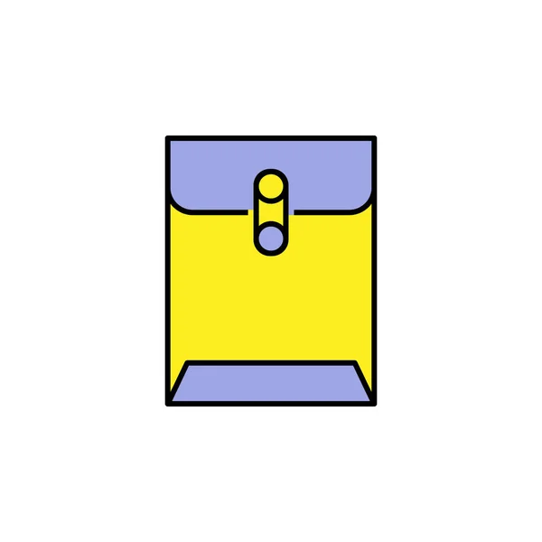 Значок Цвета Портфеля Командная Работа Над Идеей Знаки Символы Могут — стоковый вектор