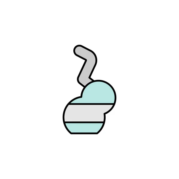 Marijuana Icône Contour Bong Peut Être Utilisé Pour Web Logo — Image vectorielle