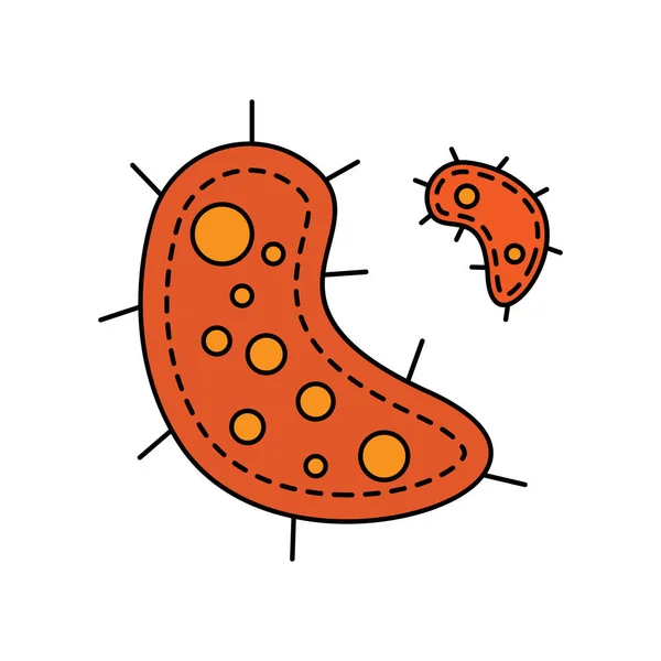 Ікона Клініки Медичного Здоров Лікарні Елемент Вірусу Бактерії Ілюструє Ікони — стоковий вектор