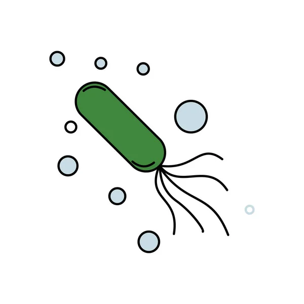 Ікона Вірусу Організму Елемент Вірусу Бактерії Ілюструє Ікони Символи Можуть — стоковий вектор