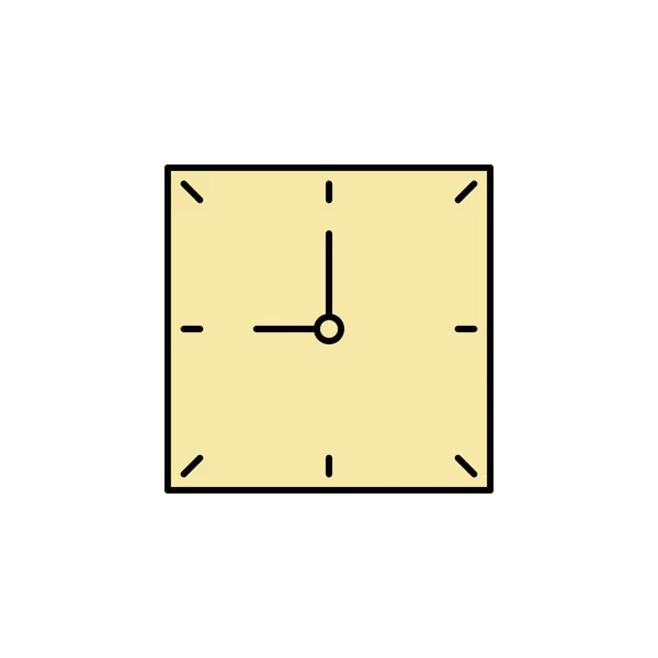 Parede Relógio Ícone Tempo Sinais Símbolos Podem Ser Usados Para — Vetor de Stock