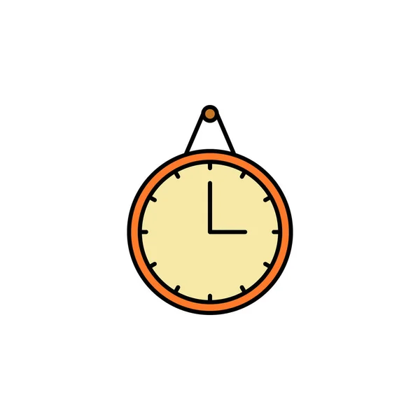 Mur Horloge Icône Temps Signes Symboles Peuvent Être Utilisés Pour — Image vectorielle