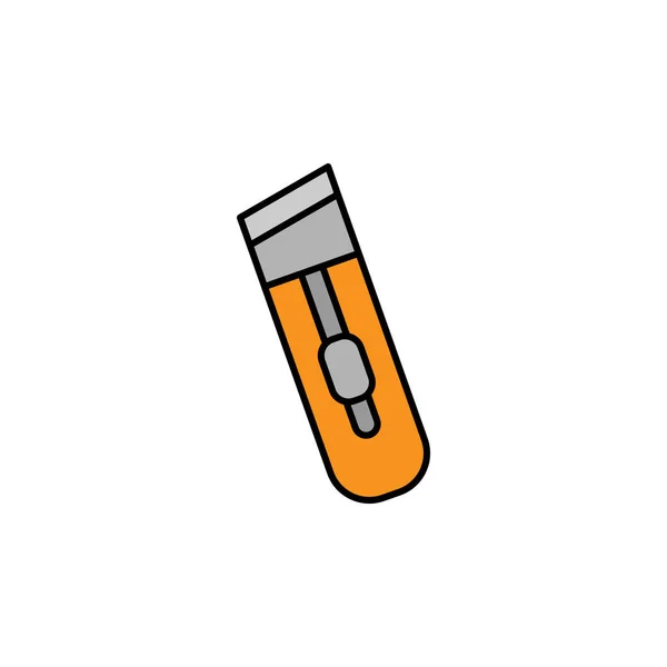 Ікона Лежачого Ножа Знаки Символи Можуть Бути Використані Веб Логотипу — стоковий вектор