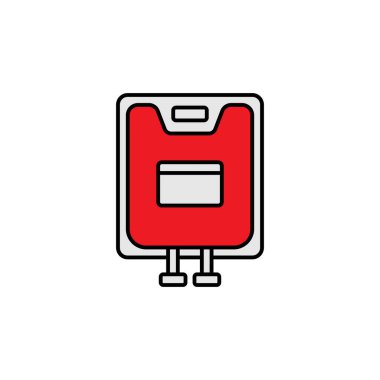 İlaç çizgisi simgesi. İşaretler ve semboller beyaz arkaplanda ağ, logo, mobil uygulama, UI, UX için kullanılabilir