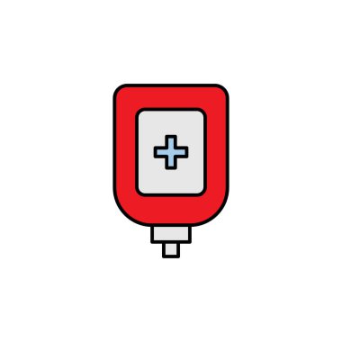 Kan grubu ikonu. İşaretler ve semboller beyaz arkaplanda ağ, logo, mobil uygulama, UI, UX için kullanılabilir