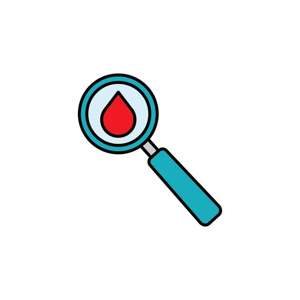 Darování Krve Ikona Lékařské Linky Značky Symboly Lze Použít Pro — Stockový vektor