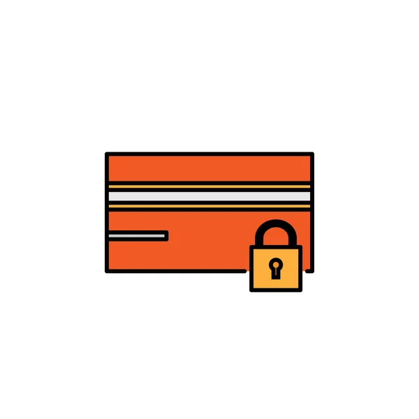 Hacker Icono Tarjeta Crédito Puede Ser Utilizado Para Web Logotipo — Vector de stock
