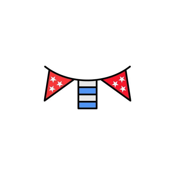 美国园林设计的图标 符号和符号可用于白色背景的Web Logo Mobile App — 图库矢量图片