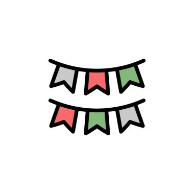 Anneler Günü çelengi ana hatları ikon. Anneler Günü illüstrasyon ikonu. İşaretler ve semboller beyaz arkaplanda ağ, logo, mobil uygulama, UI, UX için kullanılabilir