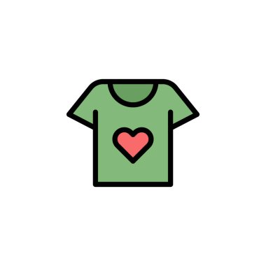 Anneler Günü tişörtü taslak ikonu. Anneler Günü illüstrasyon ikonu. İşaretler ve semboller beyaz arkaplanda ağ, logo, mobil uygulama, UI, UX için kullanılabilir