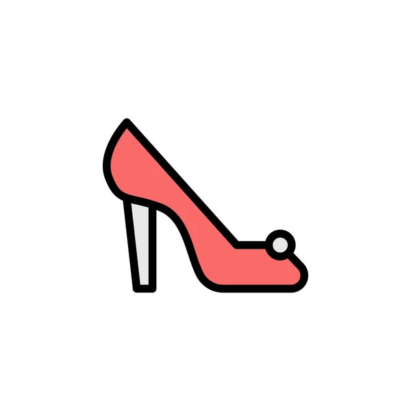 Madre Día Zapato Contorno Icono Elemento Del Icono Ilustración Del — Vector de stock