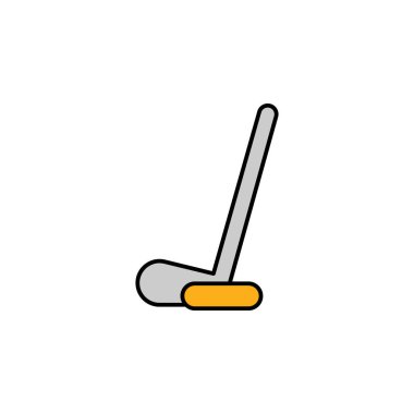 Sopa ve disk ikonu. İşaretler ve semboller ağ, logo, mobil uygulama, UI, UX çok renkli