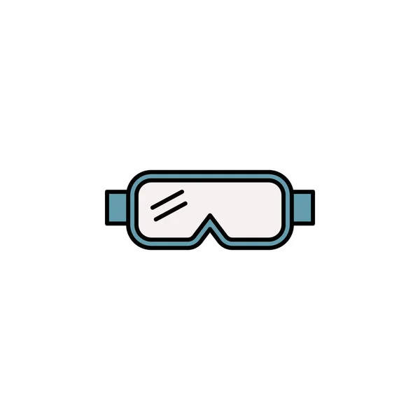 Ikona Brýlí Znamení Symboly Mohou Být Použity Pro Web Logo — Stockový vektor