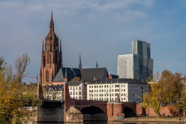 Frankfurt am Main, Almanya Finans Bölgesi ve ufuk çizgisi