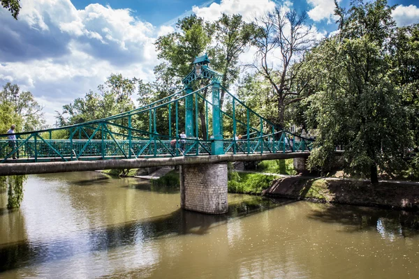 Puente verde de Opole Imagen De Stock