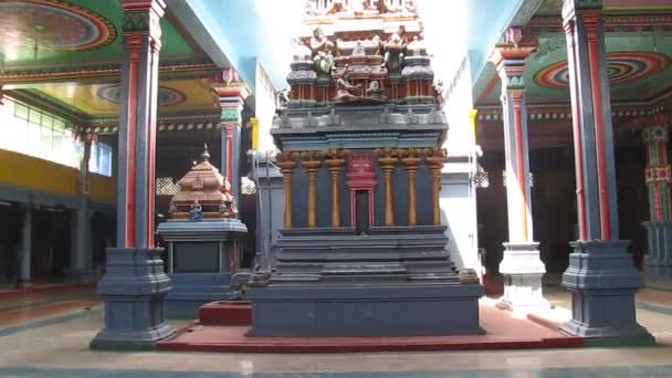 Внутрішній Декор Індуїстського Храму Шрі Ланка — стокове відео