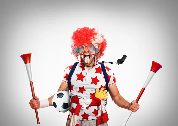 English football fan — Stock Photo, Image