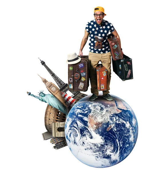 Tourist on vacation — Stock Photo, Image