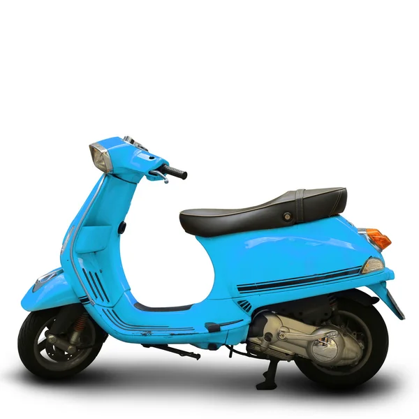 Sarı retro scooter — Stok fotoğraf