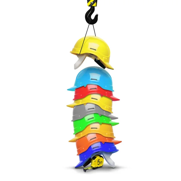 Construction helmets — Stock Photo, Image