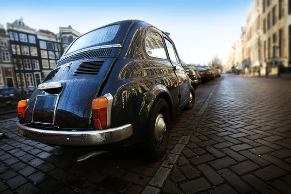 Preto retro carro — Fotografia de Stock