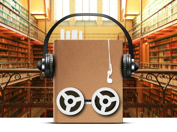 Audio libro — Foto de Stock