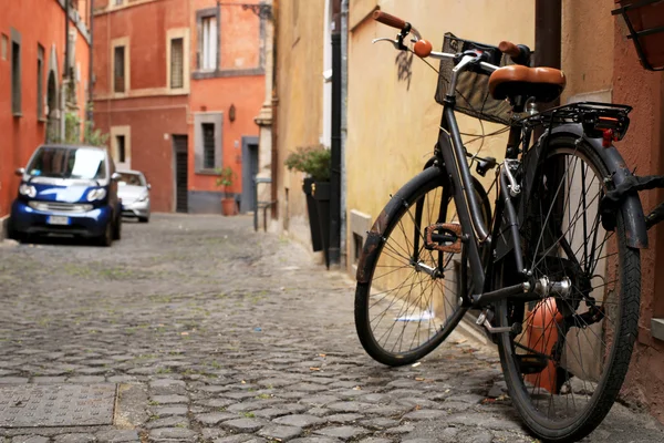 Svart klassisk cykel — Stockfoto