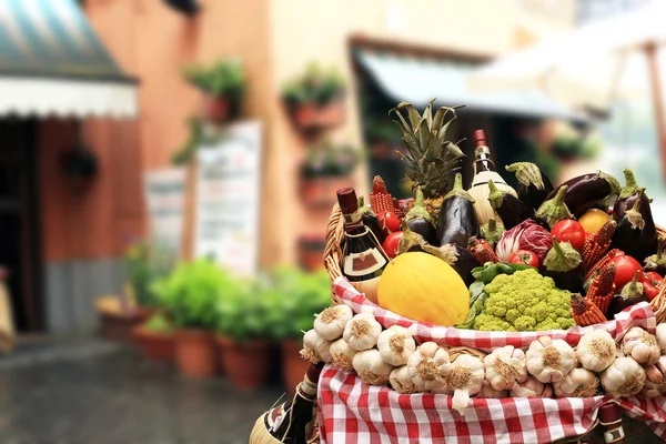 Produtos hortícolas e frutas — Fotografia de Stock