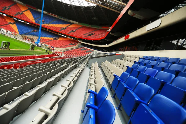 Football stadium without spectators — Stock Photo, Image