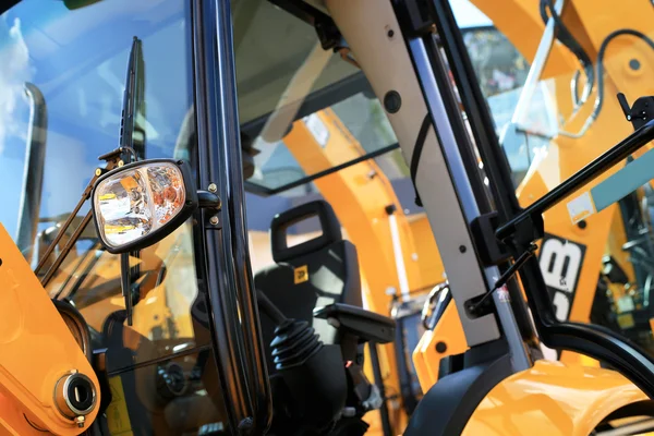 Werkplek in vorkheftruck — Stockfoto