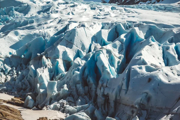 Vacker Natur Fjället Och Glaciären Svartisen Landskap Norge Skandinaviska Natur — Stockfoto